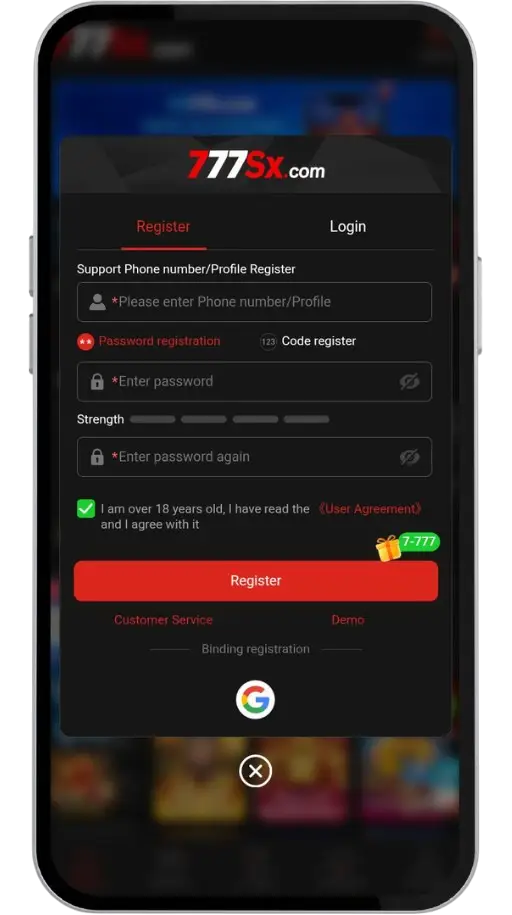 777SX Game Register